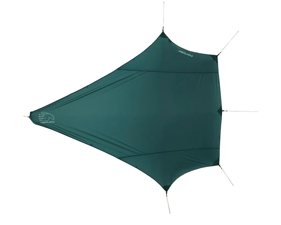nordisk-voss-diamond-si-tarp-forest-green-3x3-m-f-r-tunnelzelte image 1