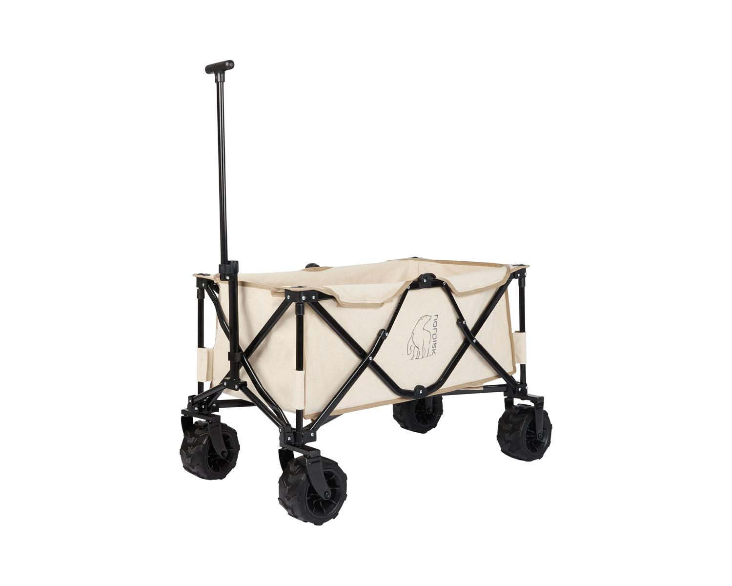 nordisk-cotton-canvas-wagon-neutral-faltbarer-transportwagen-100-kg-tragkraft image 1