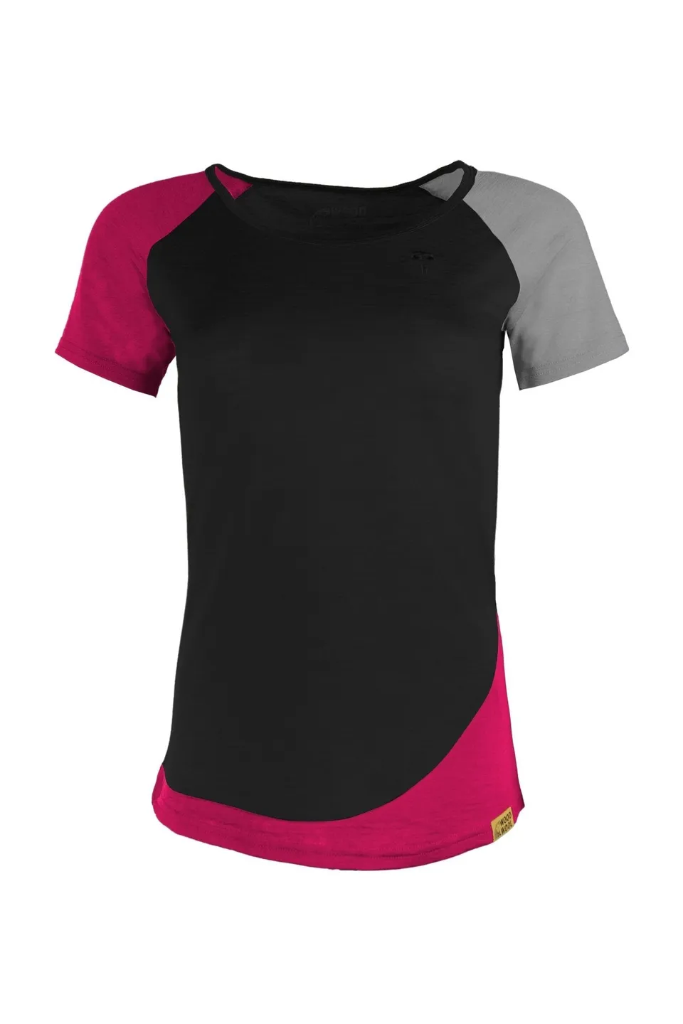 gr-ezi-bag-woodwool-t-shirt-lady-janeway-black-raspberry-red-damen-funktionsshir image 1