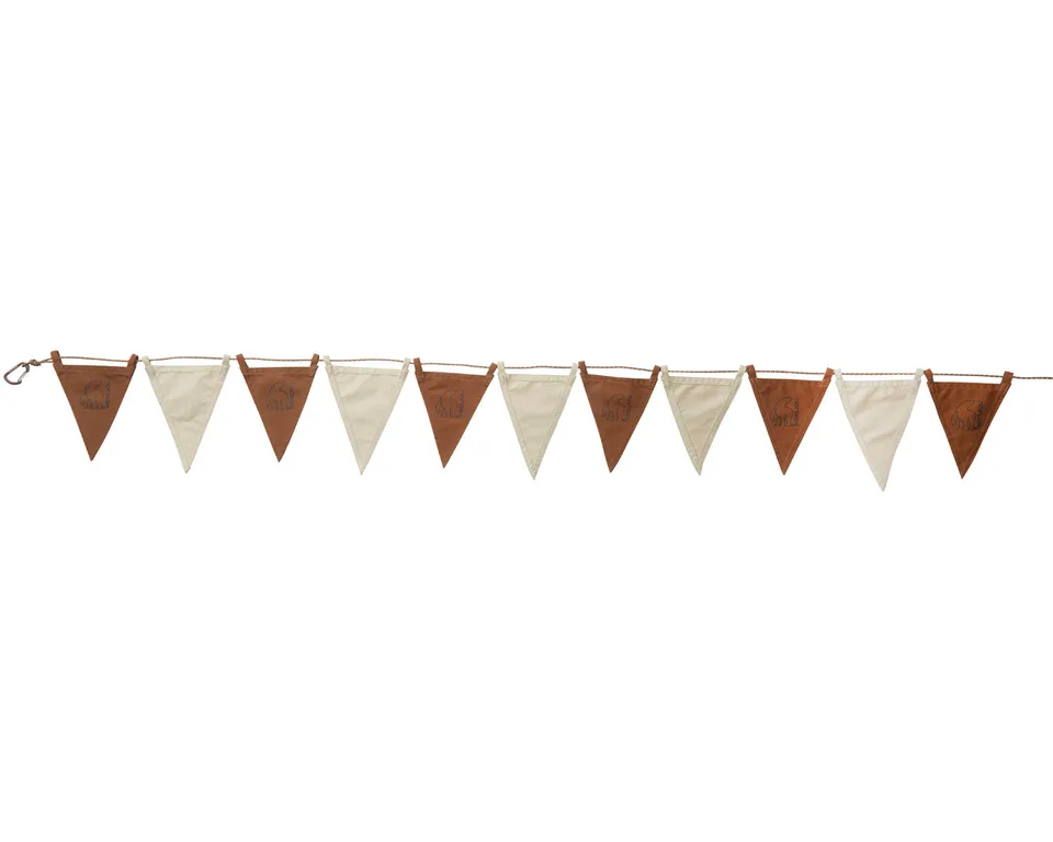 nordisk-flag-lines-2er-set-wimpelkette-dachshund-chocolate image 1