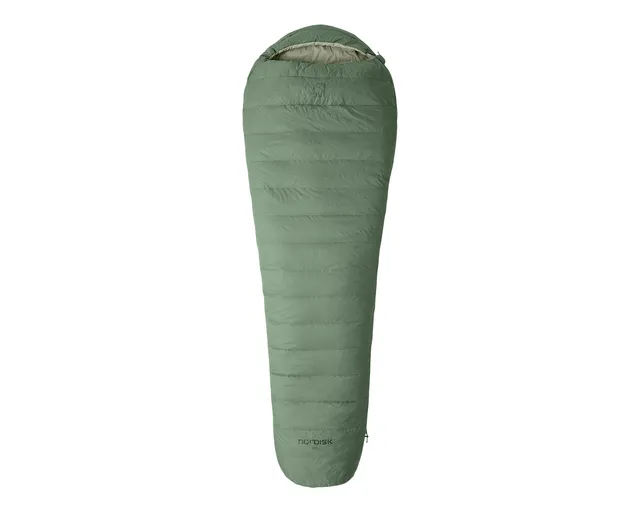 nordisk-ides-5-mummy-sleeping-bag-hedge-green-3-jahreszeiten-daunenschlafsack image 1