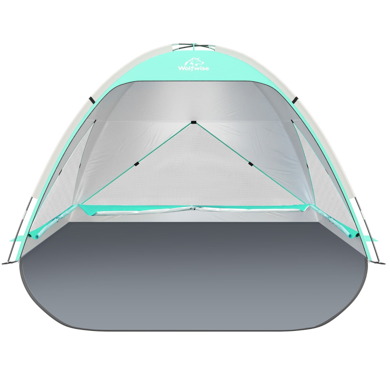 wolfwise-strandzelt-sun-shelter-f-r-4-personen-upf-50-mintgr-n image 1