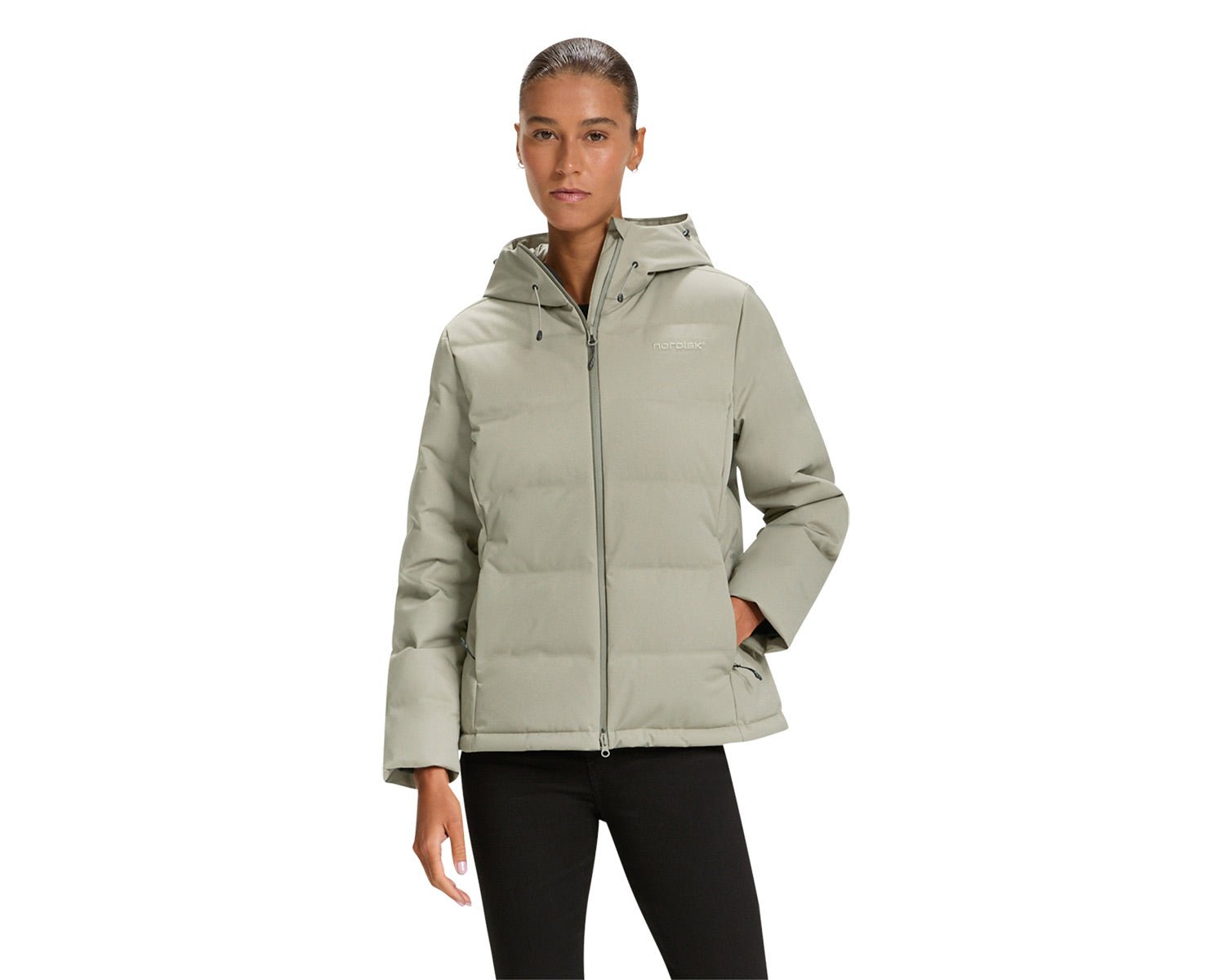 nordisk-moana-damen-daunenjacke-crystal-down-dry-90-10-700-vetiver-green image 2