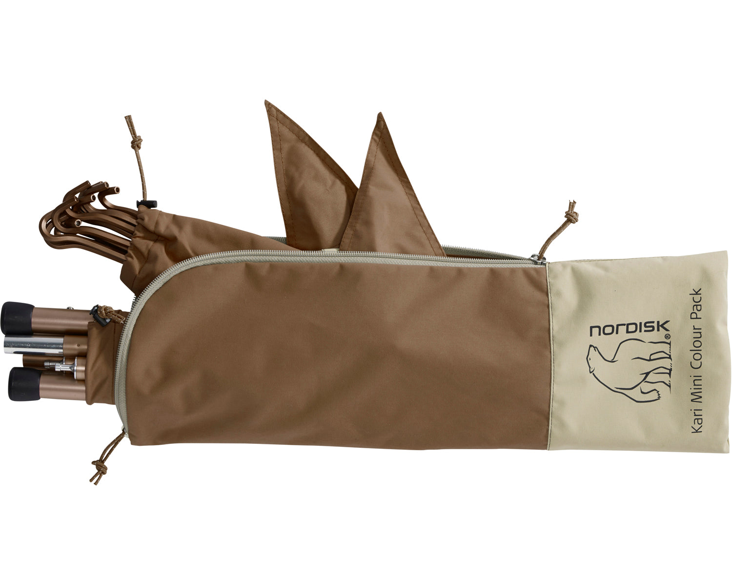 nordisk-kari-mini-colour-pack-zeltstangen-set-in-dachshund-chocolate-f-r-kari-mi image 2