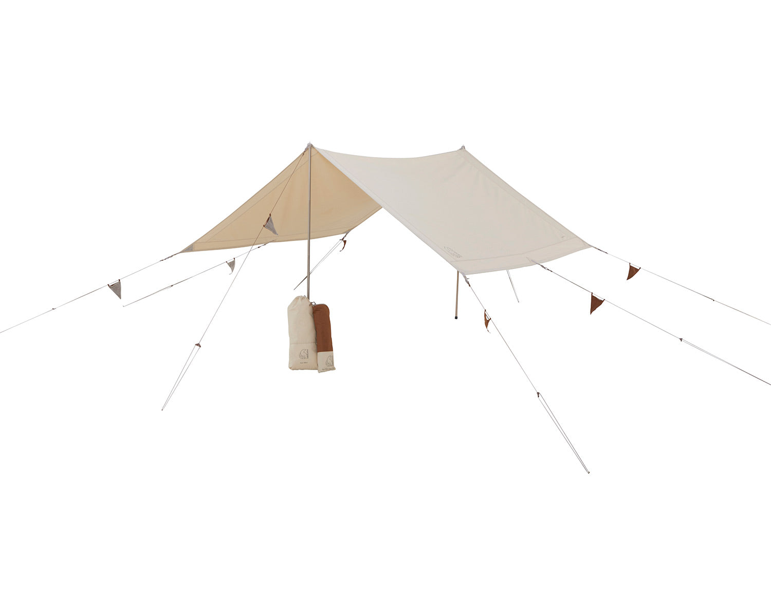 nordisk-kari-tech-mini-tarp-inkl-colour-pack-dachshund-chocolate-3-2-5-m image 2