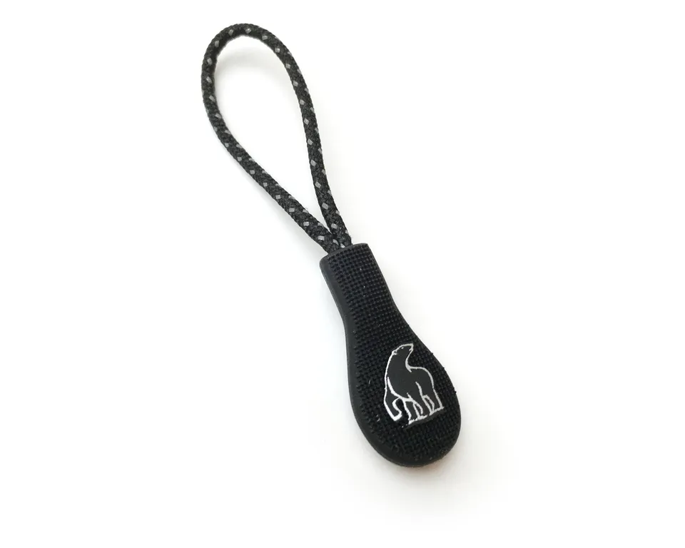 nordisk-zipper-puller-drop-shape-bear-10-st-ck-schwarz image 1