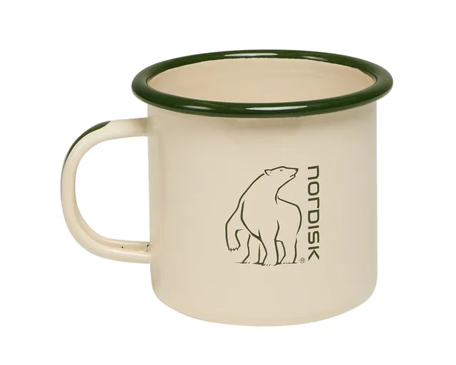 nordisk-madam-bl-becher-350ml-cream-emaille-retro-design image 1