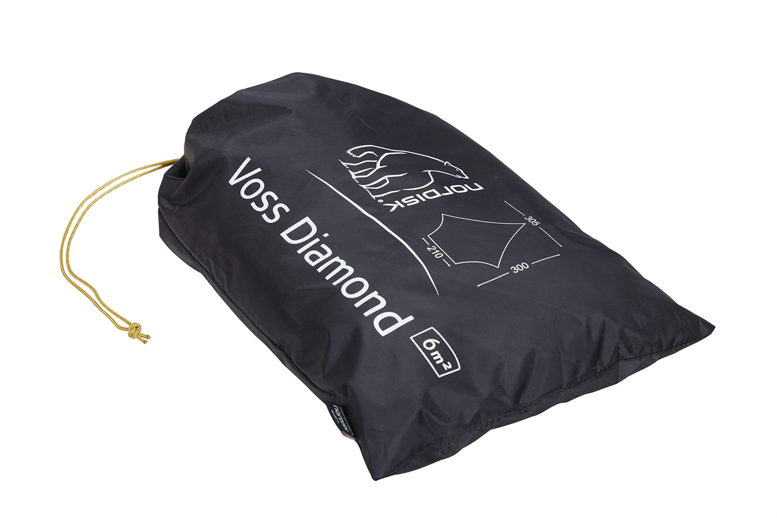 nordisk-voss-diamond-pu-tarp-nylon-ripstop-wasserdicht-dusty-green image 6