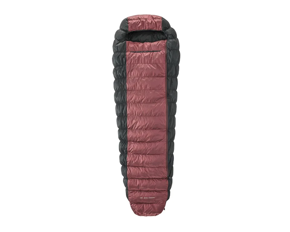nordisk-voyage-300-schlafsack-left-zip-ribbon-red-crystal-down-3-jahreszeiten image 1