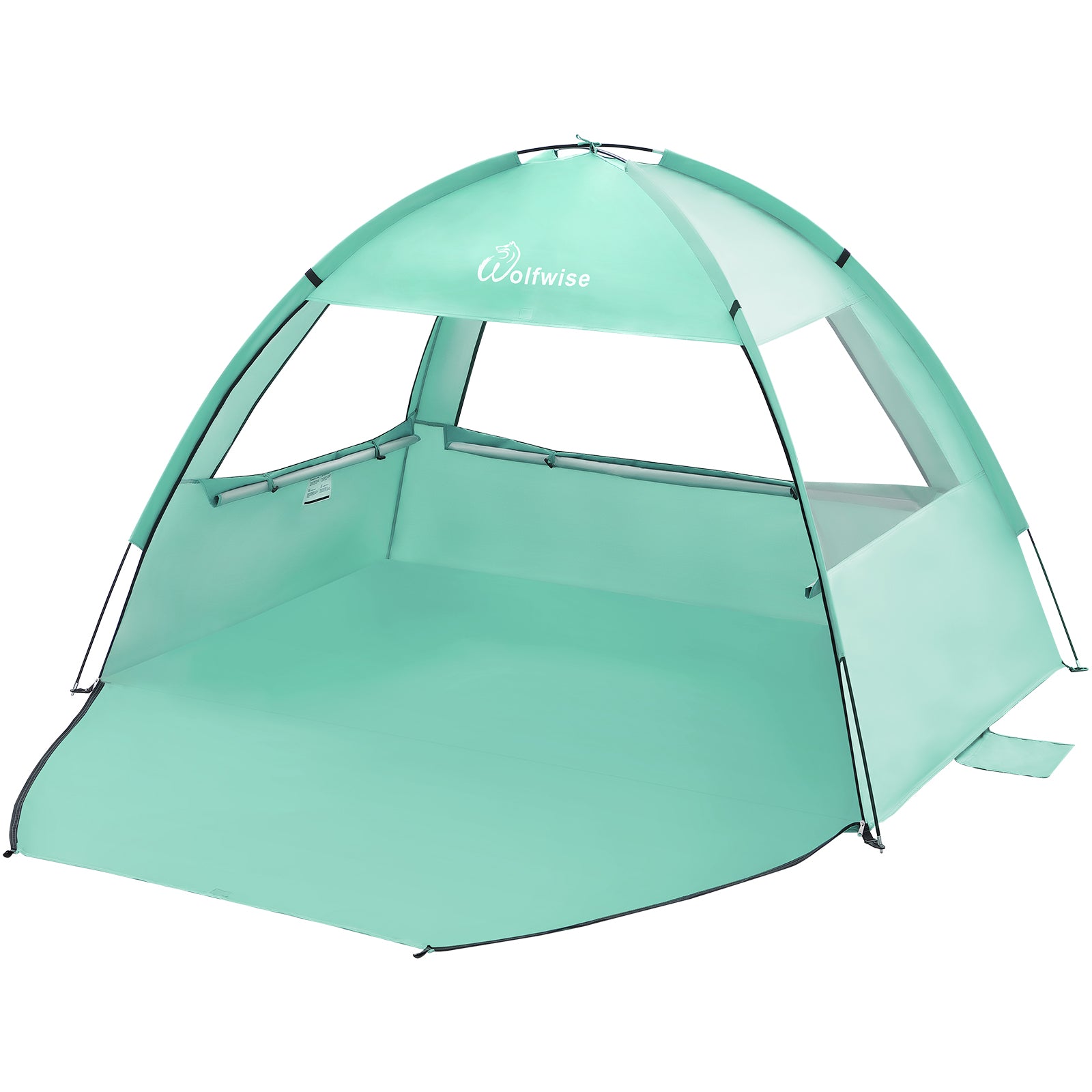wolfwise-strandzelt-easy-setup-mintgr-n image 1