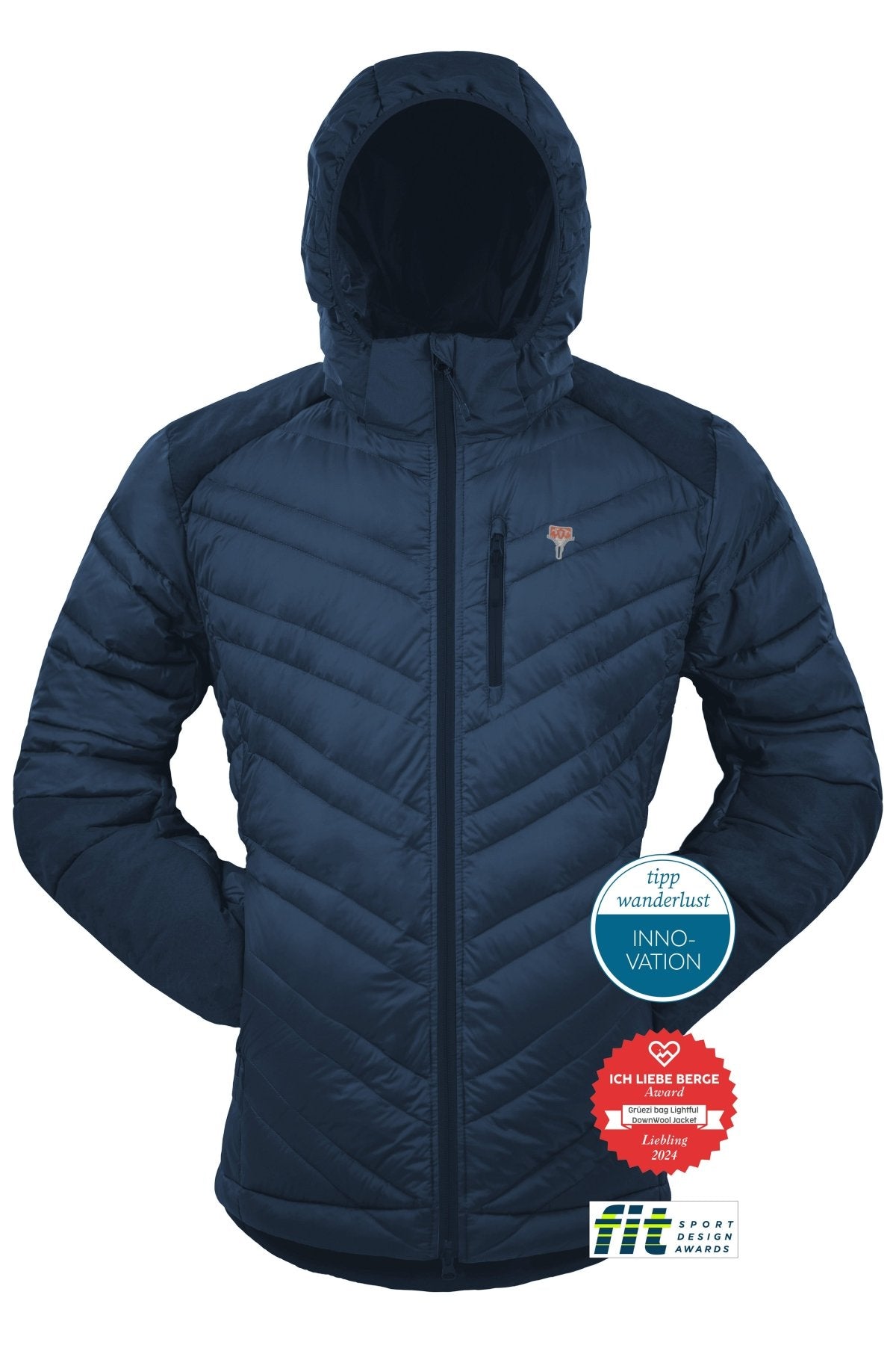 gr-ezi-bag-lightful-downwool-jacket-herren-blue-ashes image 1