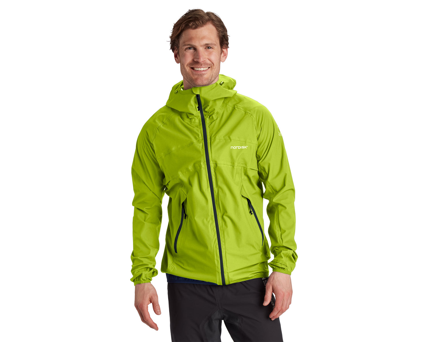 nordisk-medby-3-lagen-jacke-lime-punch image 2