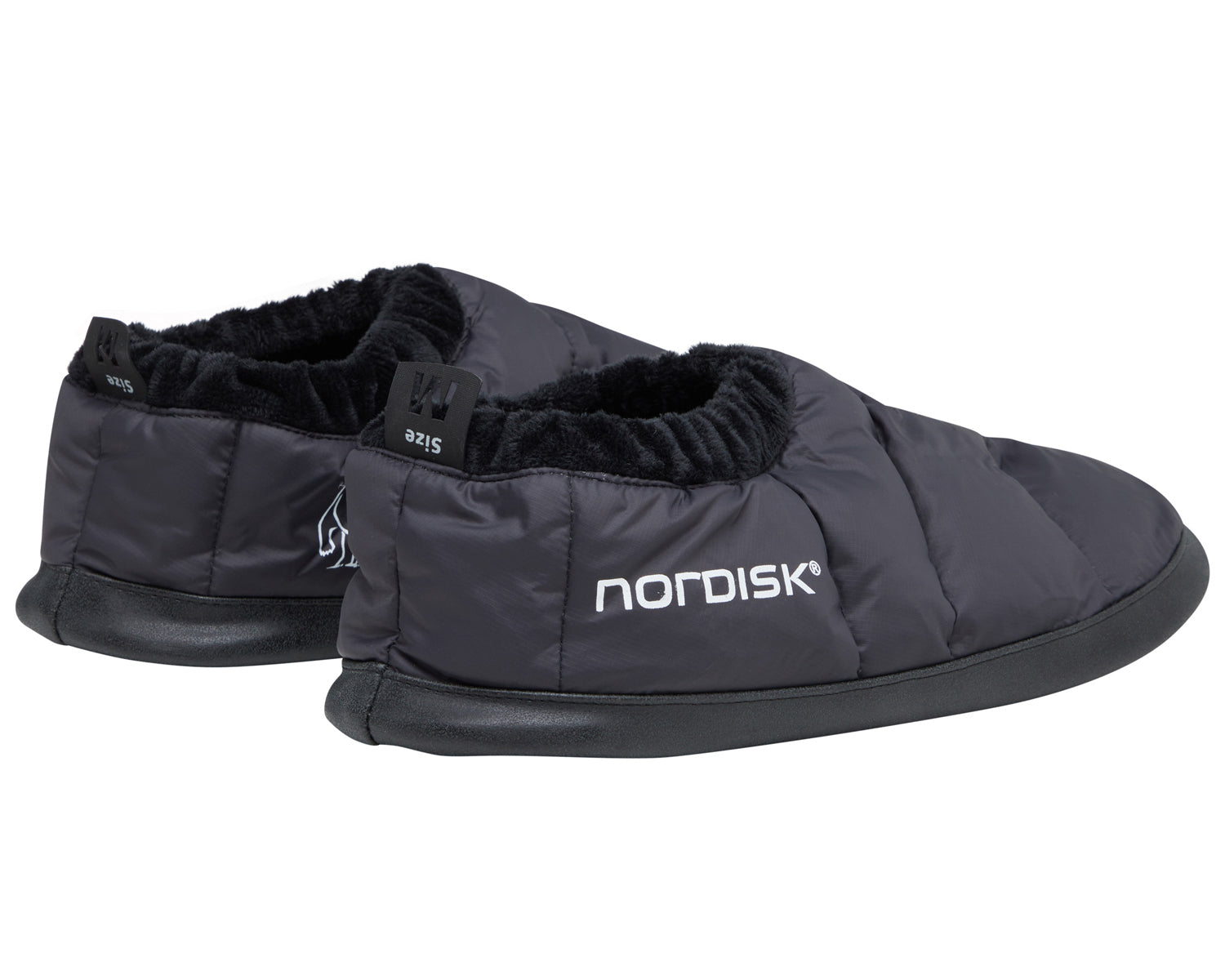 nordisk-mos-daunen-hausschuhe-black image 2