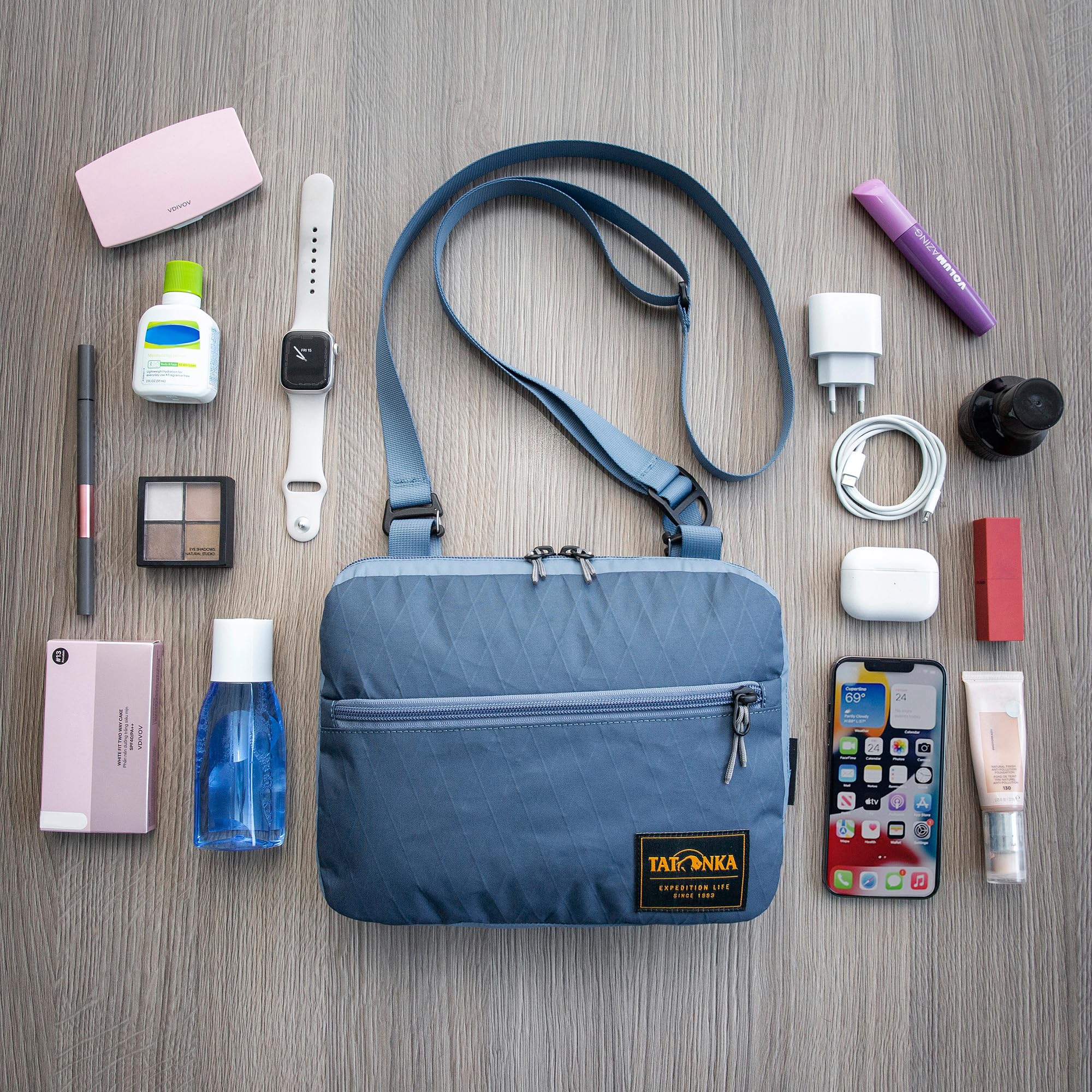 tatonka-cross-body-bag-m-umh-ngetasche-elemental-blue image 2