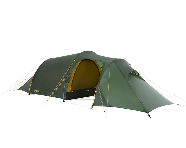 nordisk-oppland-2-lw-leichtzelt-2-personen-forest-green-1730-g-tunnelkonstruktio image 1