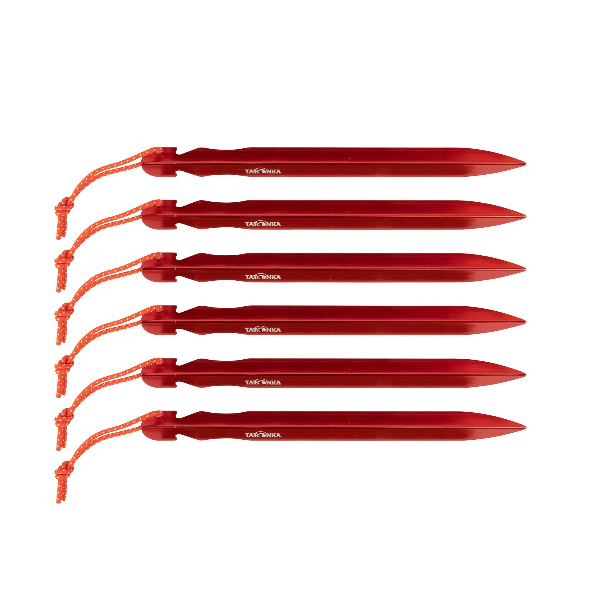 tatonka-tent-peg-light-zelthering-17-cm-alu-v-profil-rot-6er-pack image 1