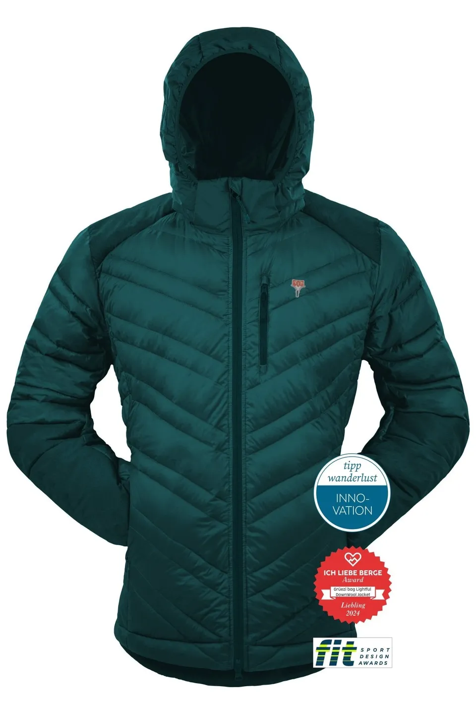 gr-ezi-bag-lightful-downwool-jacke-herren-ocean-green image 1