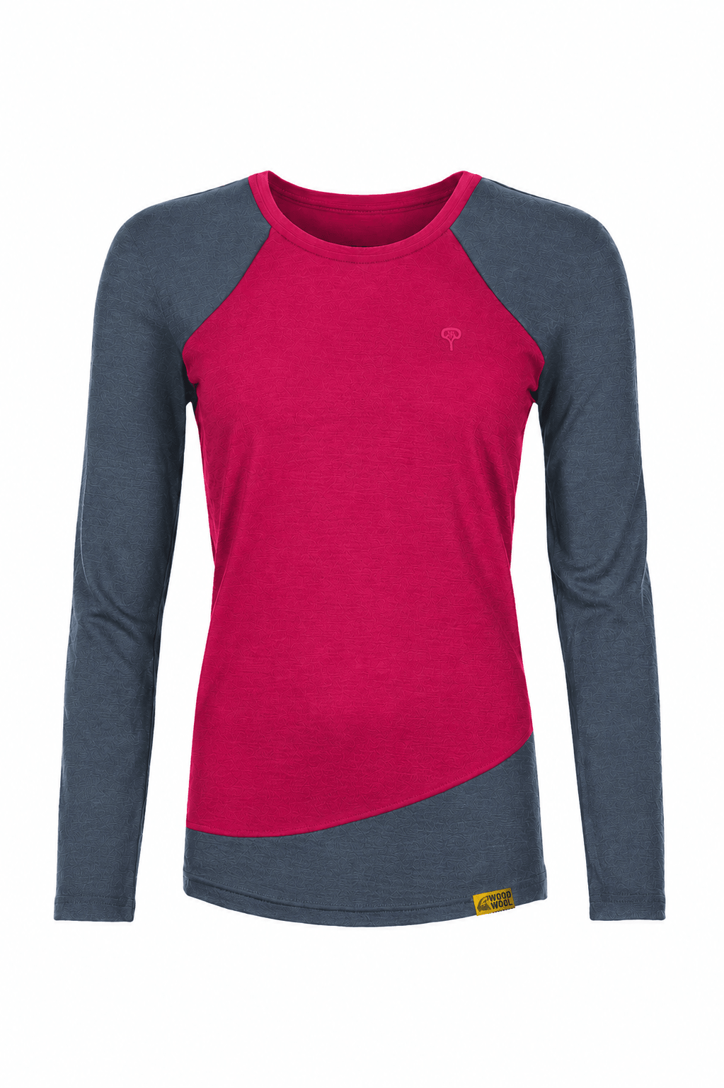 gr-ezi-bag-woodwool-longsleeve-lady-phillippa-damen-ocean-cavern-raspberry-red image 1