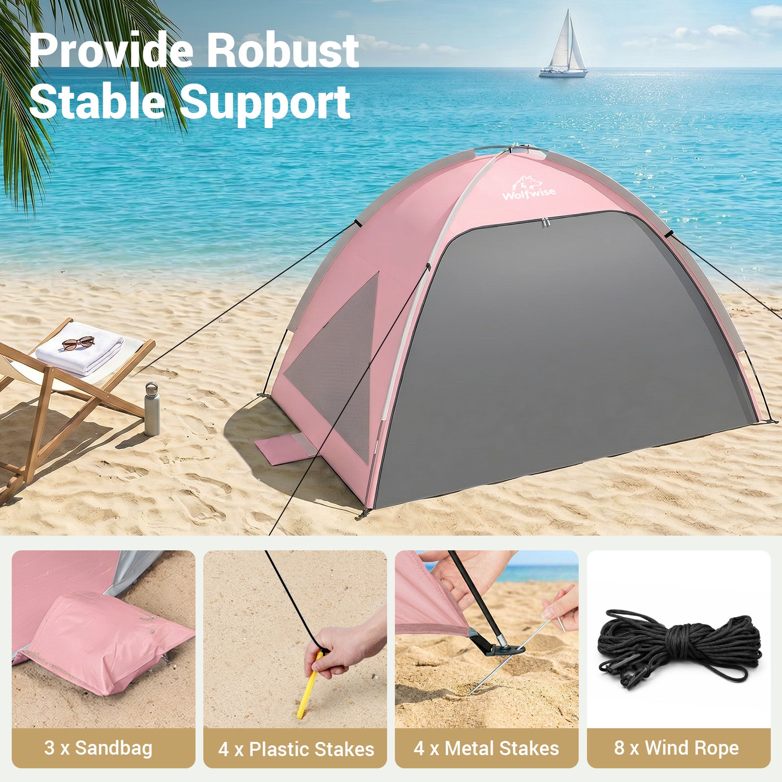 wolfwise-large-beach-tent-sun-shelter-f-r-3-4-personen-upf-50-sonnenschutz-mit-3 image 4