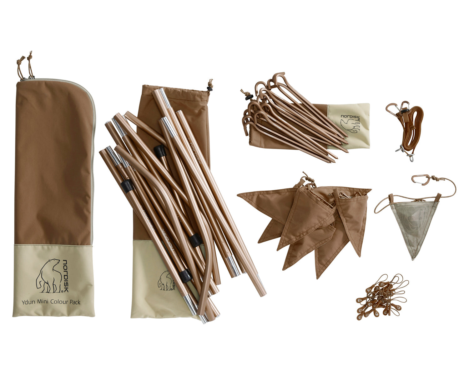 nordisk-ydun-mini-colour-pack-dachshund-chocolate-komplettes-zeltgest-nge-set image 3