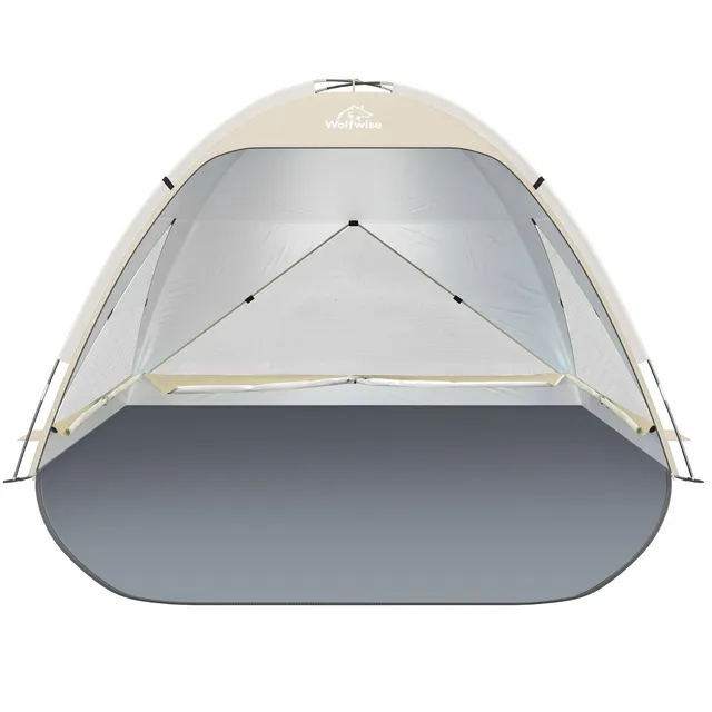 wolfwise-sunlitsky-strandzelt-f-r-4-personen-beige-mit-upf-50-uv-schutz image 1