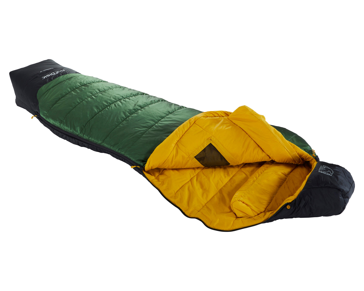 nordisk-gormsson-2-curve-kunstfaser-schlafsack-artichoke-green image 3