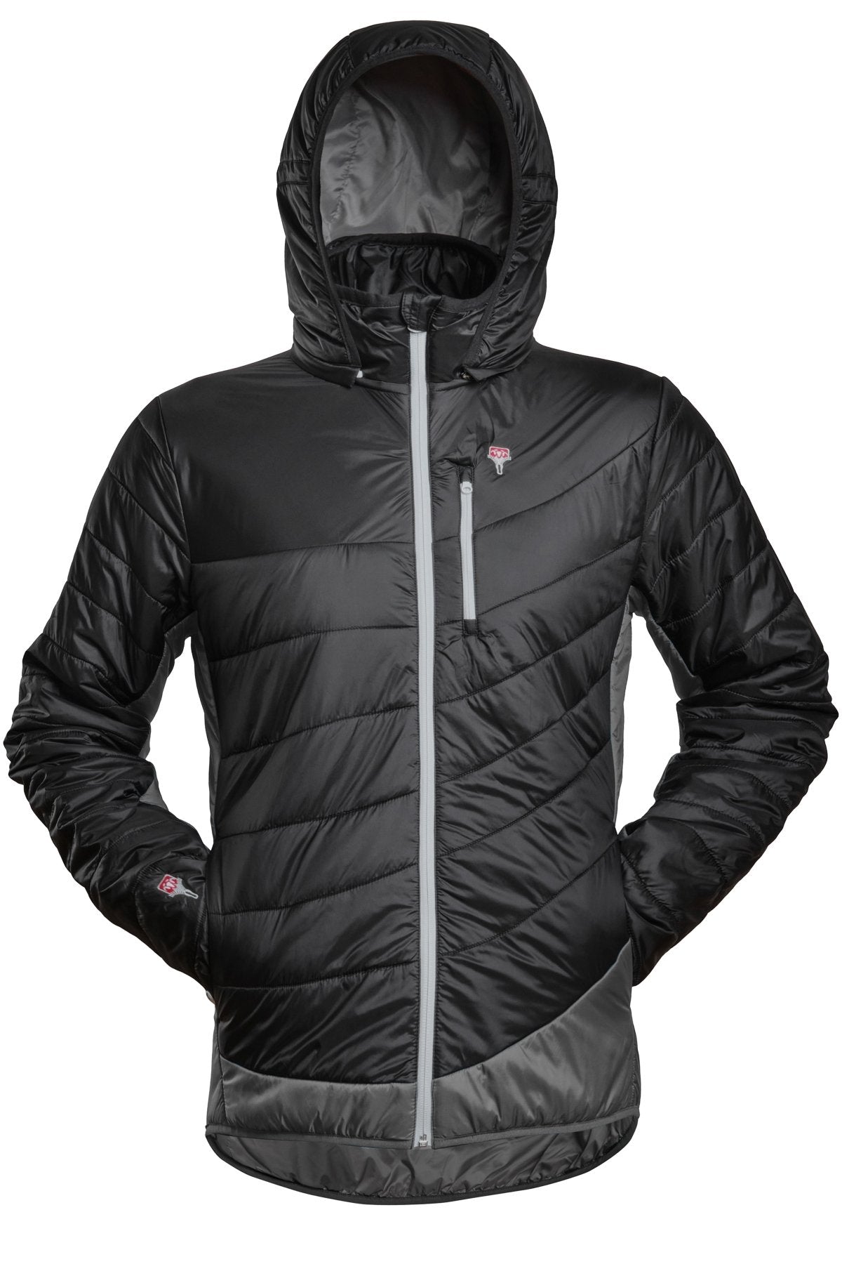 gr-ezi-bag-refreshful-silkwool-jacket-herren-isolationsjacke-black-grey image 1