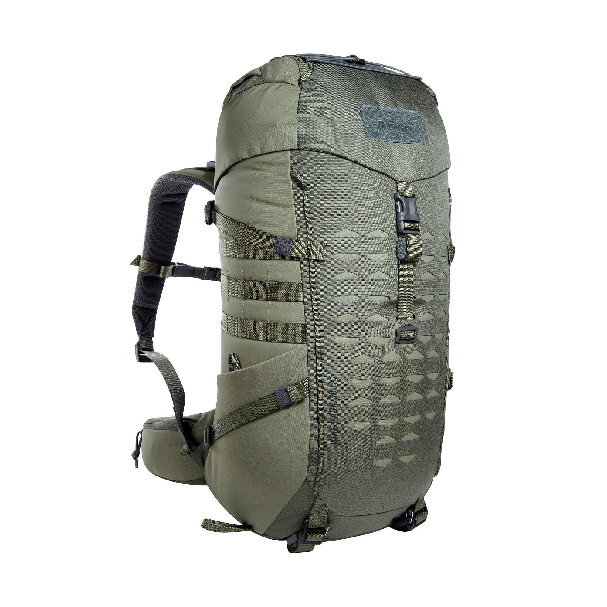 tatonka-hike-pack-30-rucksack-30l-stone-grey-olive-mit-regenh-lle image 1
