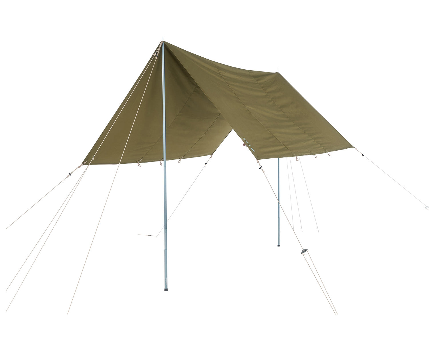 nordisk-kari-12-tarp-12-m-green-khaki-baumwoll-tarp image 2