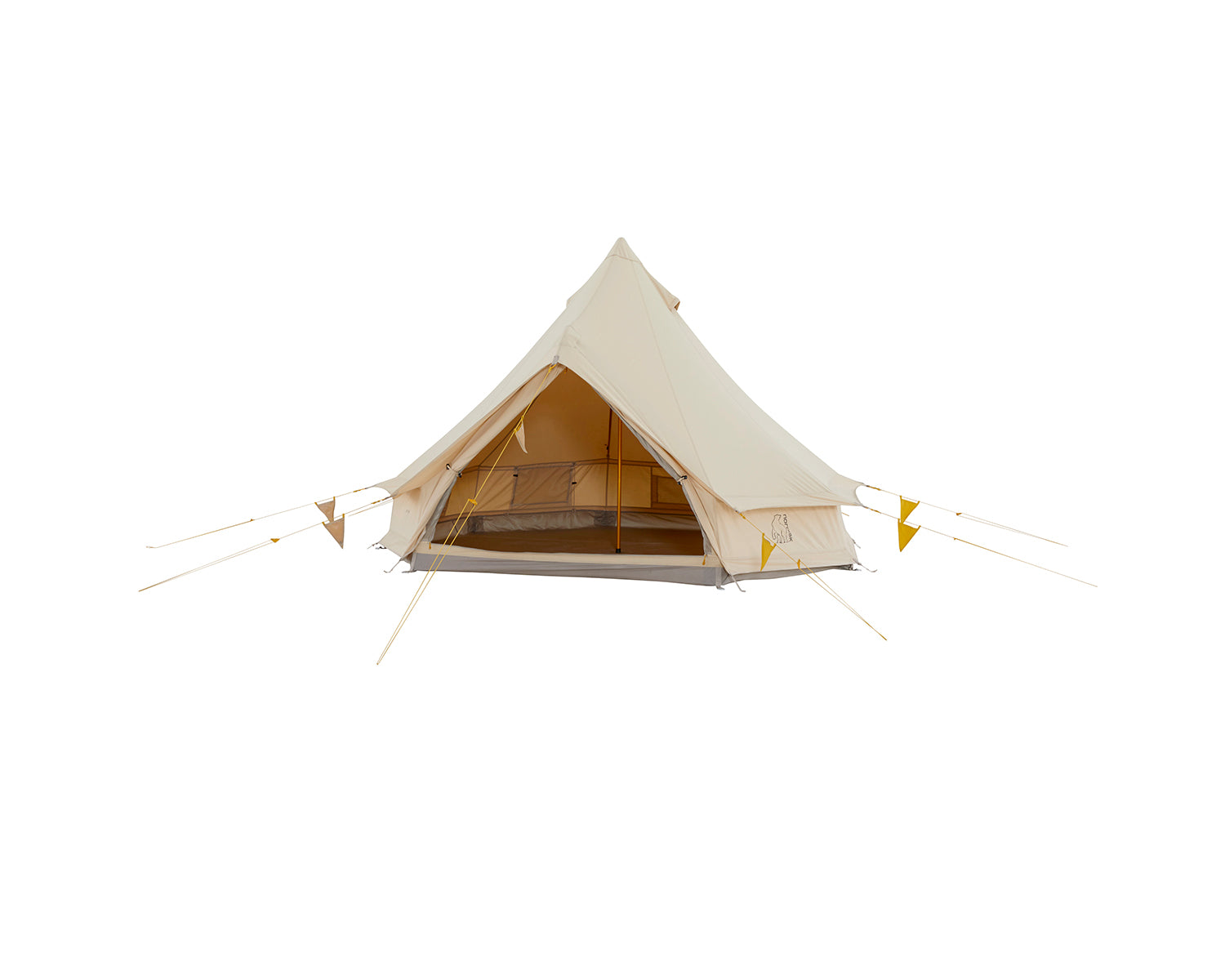 nordisk-asgard-tech-mini-2-personen-zelt-inkl-colour-pack-mustard-yellow image 6