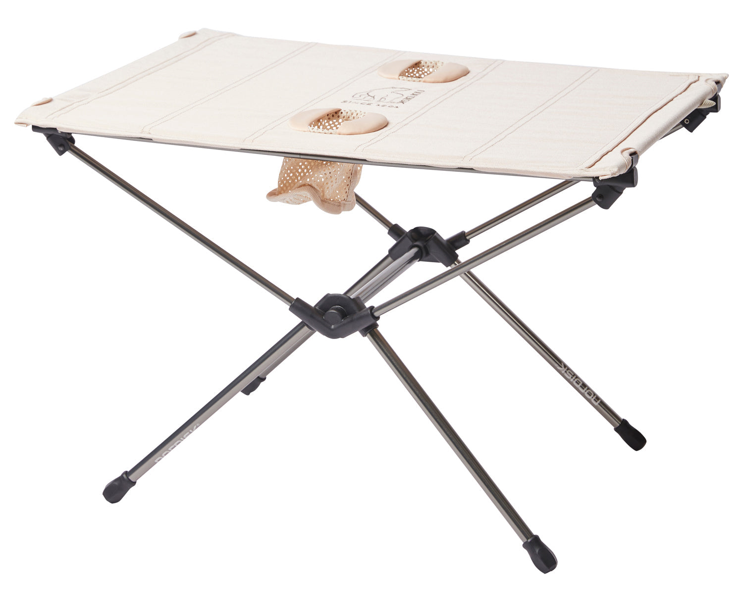 nordisk-risskov-campingtisch-sandshell-klappbar-aluminiumgestell-canvas-optik image 1