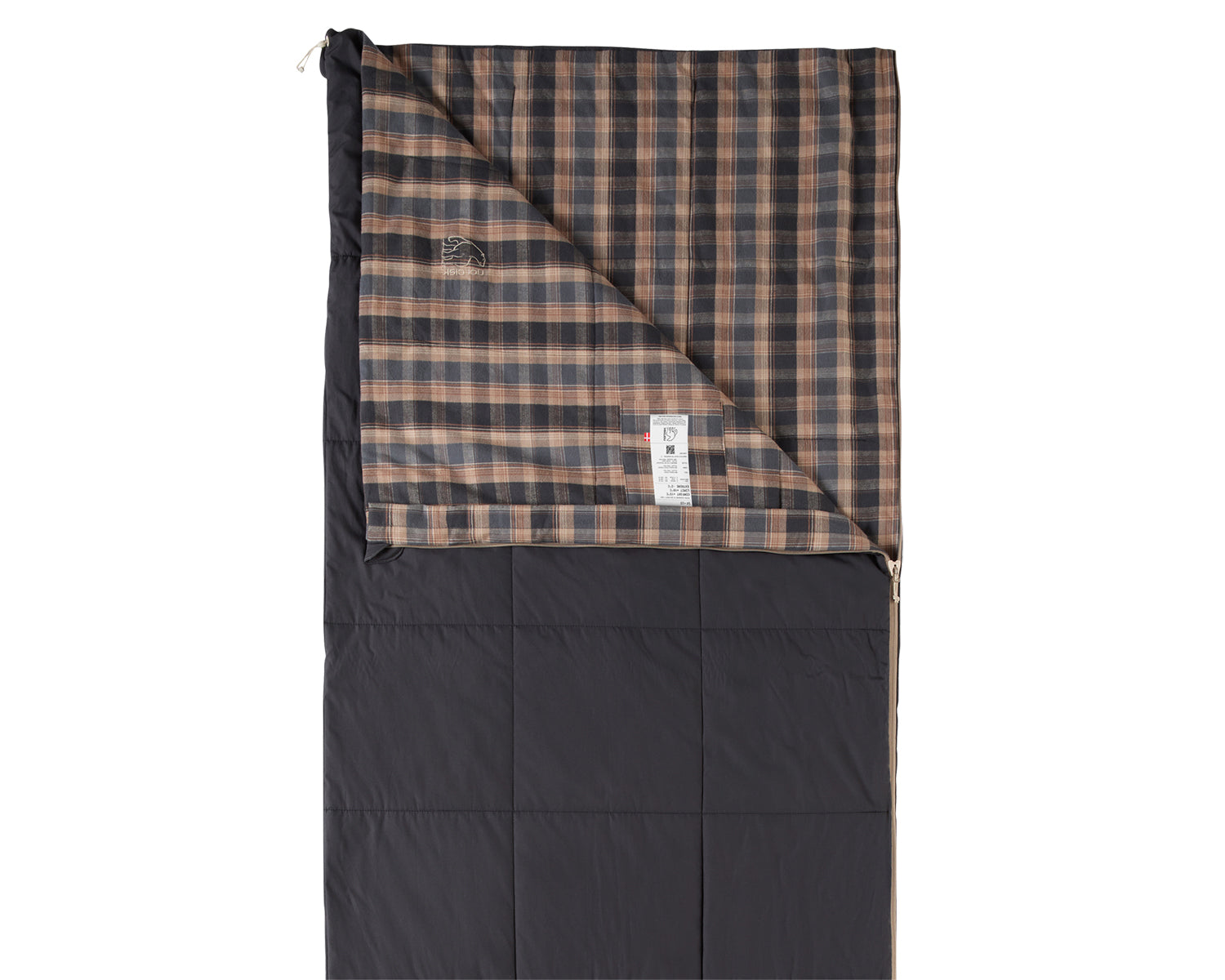nordisk-sif-10-decken-schlafsack-obsidian-black-baumwollflanell image 3