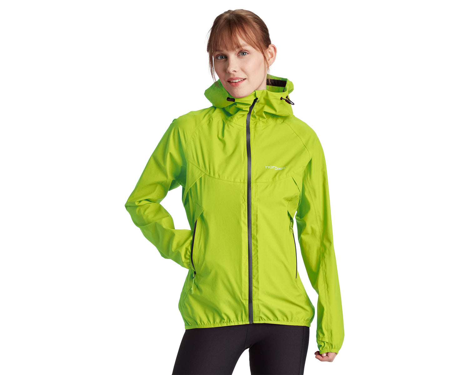 nordisk-mjelde-ultralight-3-lagen-regenjacke-damen-lime-punch image 2