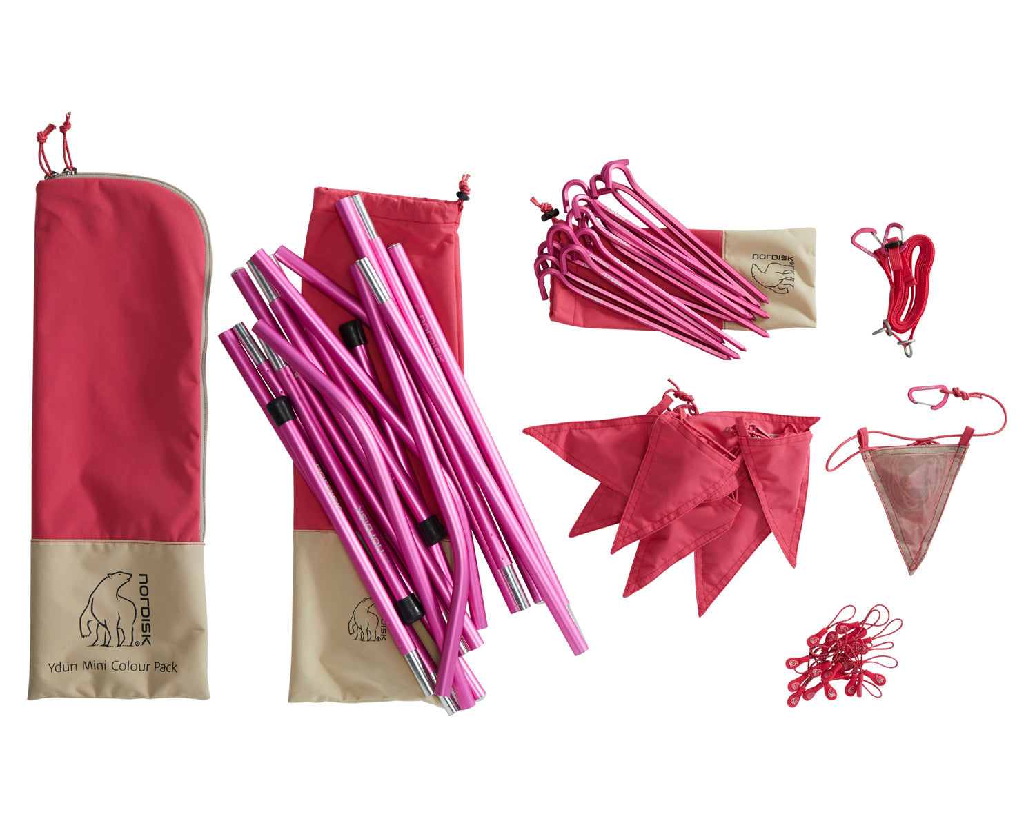 nordisk-ydun-mini-colour-pack-azalea-cherry-pink-zeltzubeh-r-set image 3
