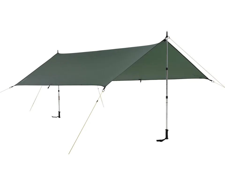 nordisk-voss-5-lw-tarp-5-m-forest-green-ultraleicht-8-befestigungspunkte image 1