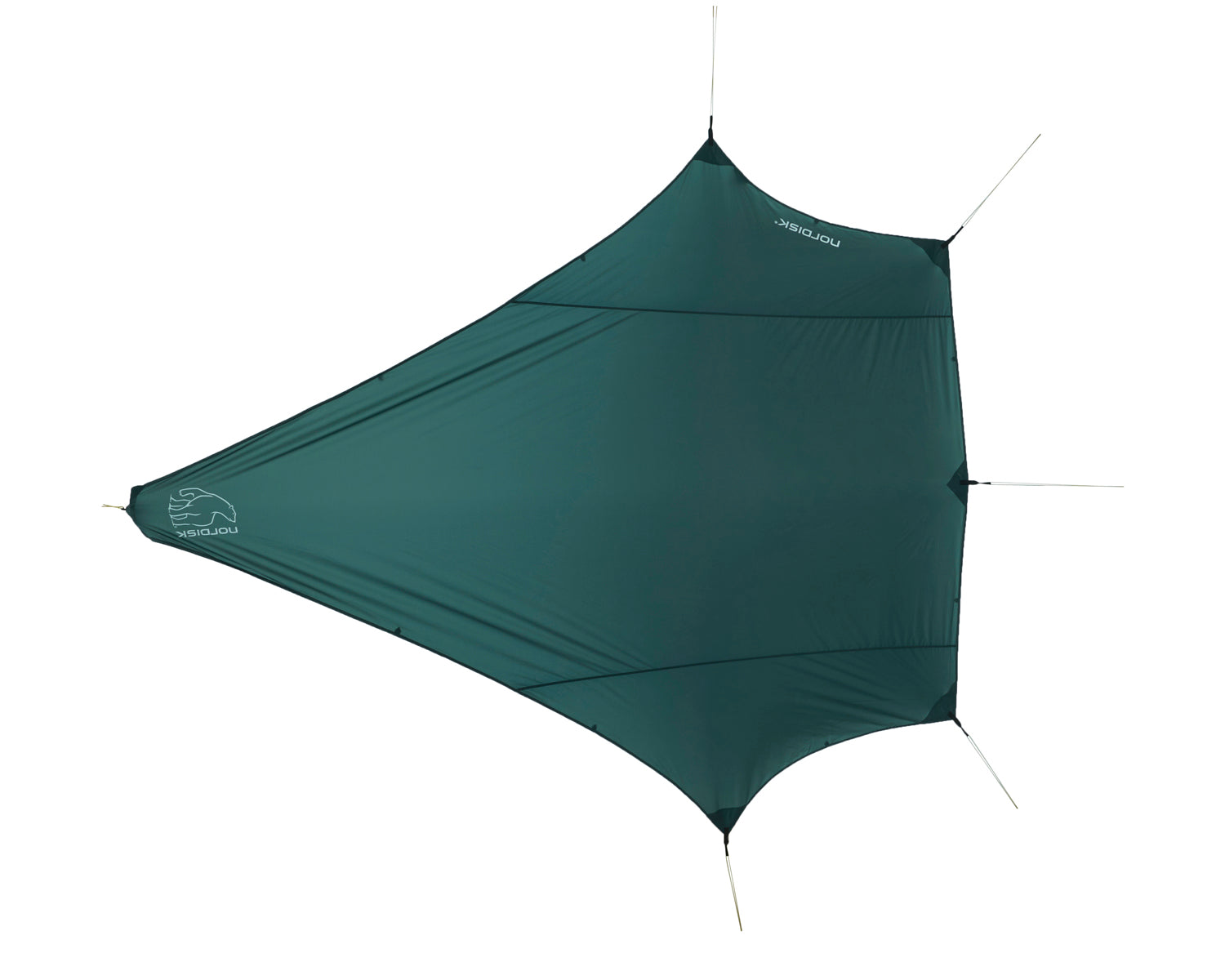 nordisk-voss-diamond-si-tarp-forest-green-3x3-m-f-r-tunnelzelte image 1
