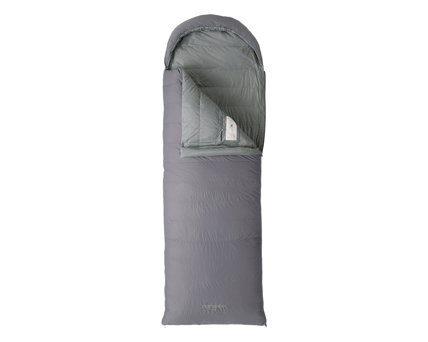 nordisk-freja-0-blanket-sleeping-bag-silver-filigree-grey-daunenschlafsack image 2