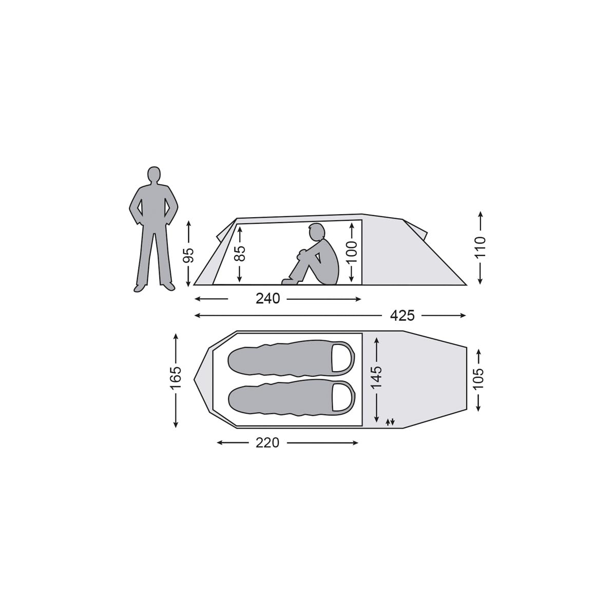 nordisk-oppland-2-si-2-personen-trekking-tunnelzelt image 2