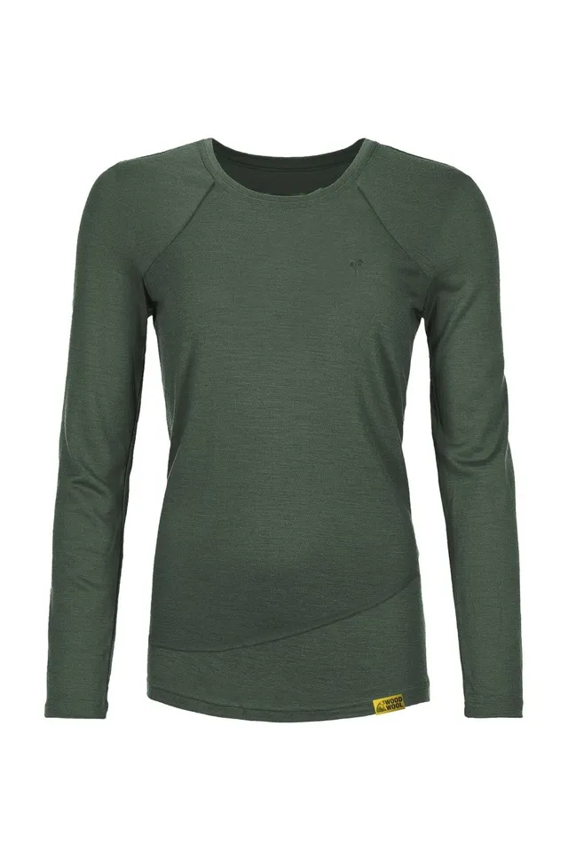 gr-ezi-bag-woodwool-longsleeve-lady-chapel-bayberry-green-damen-langarmshirt-aus image 1