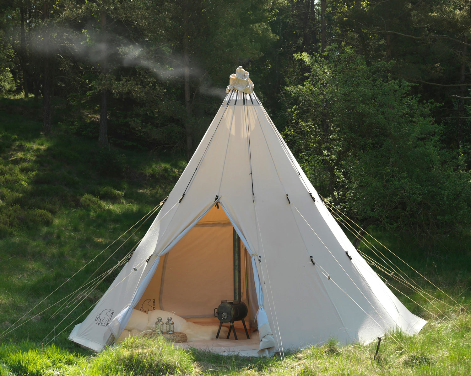 nordisk-alfheim-19-6-glampingzelt-19-6-m-8-10-personen-sandshell image 2