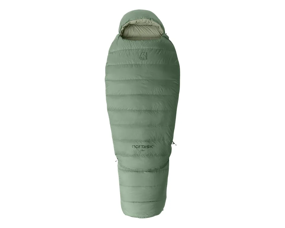 nordisk-ides-junior-mumien-schlafsack-hedge-green-2-in-1-mitwachsend-daunenf-llu image 1
