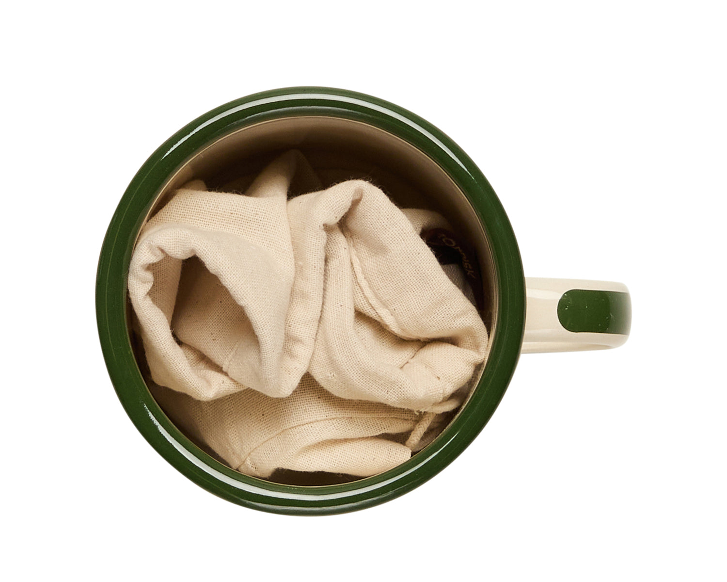 nordisk-madam-bl-becher-350ml-cream-emaille-retro-design image 3