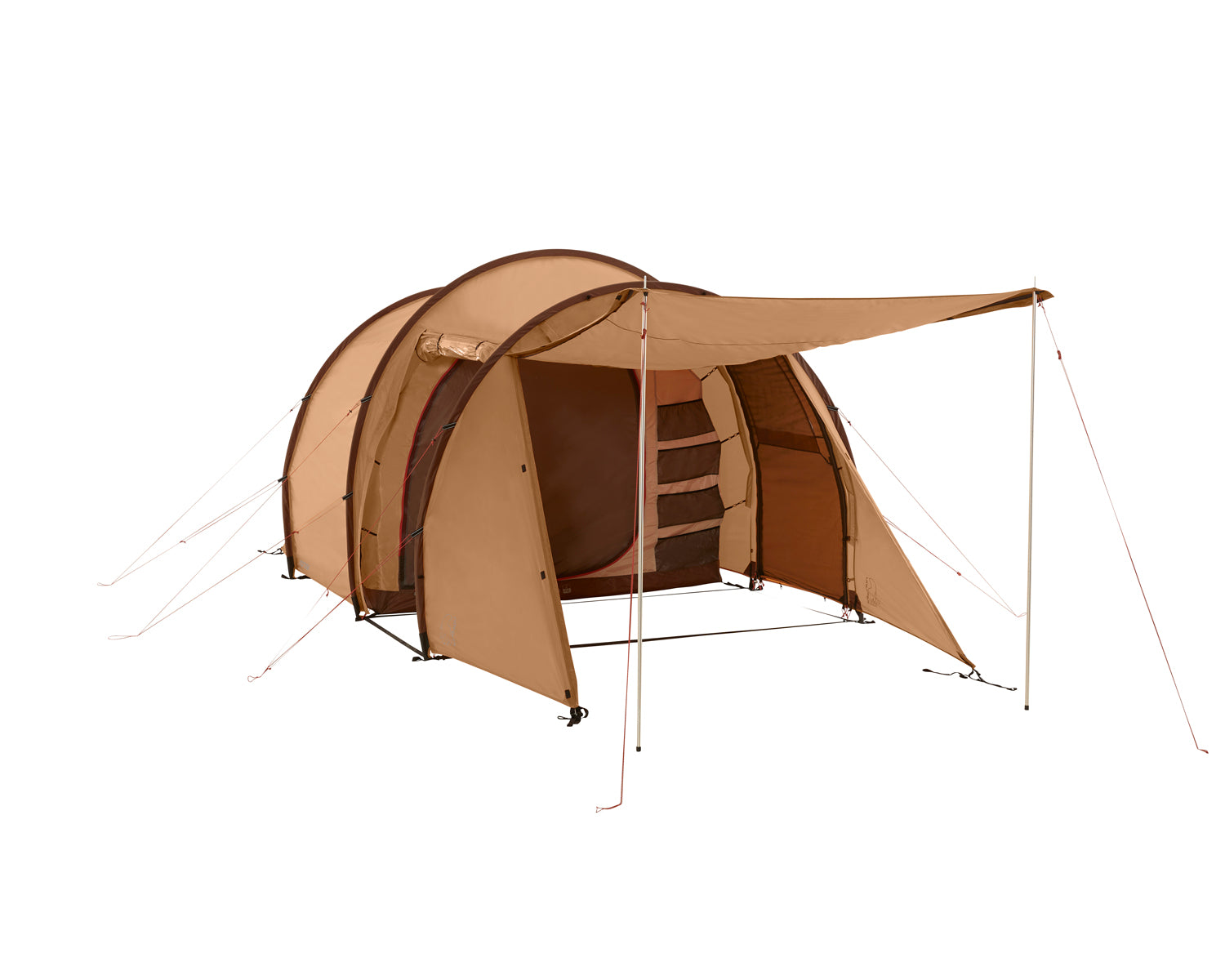 nordisk-reisa-4-pu-familienzelt-4-personen-cashew-brown image 2