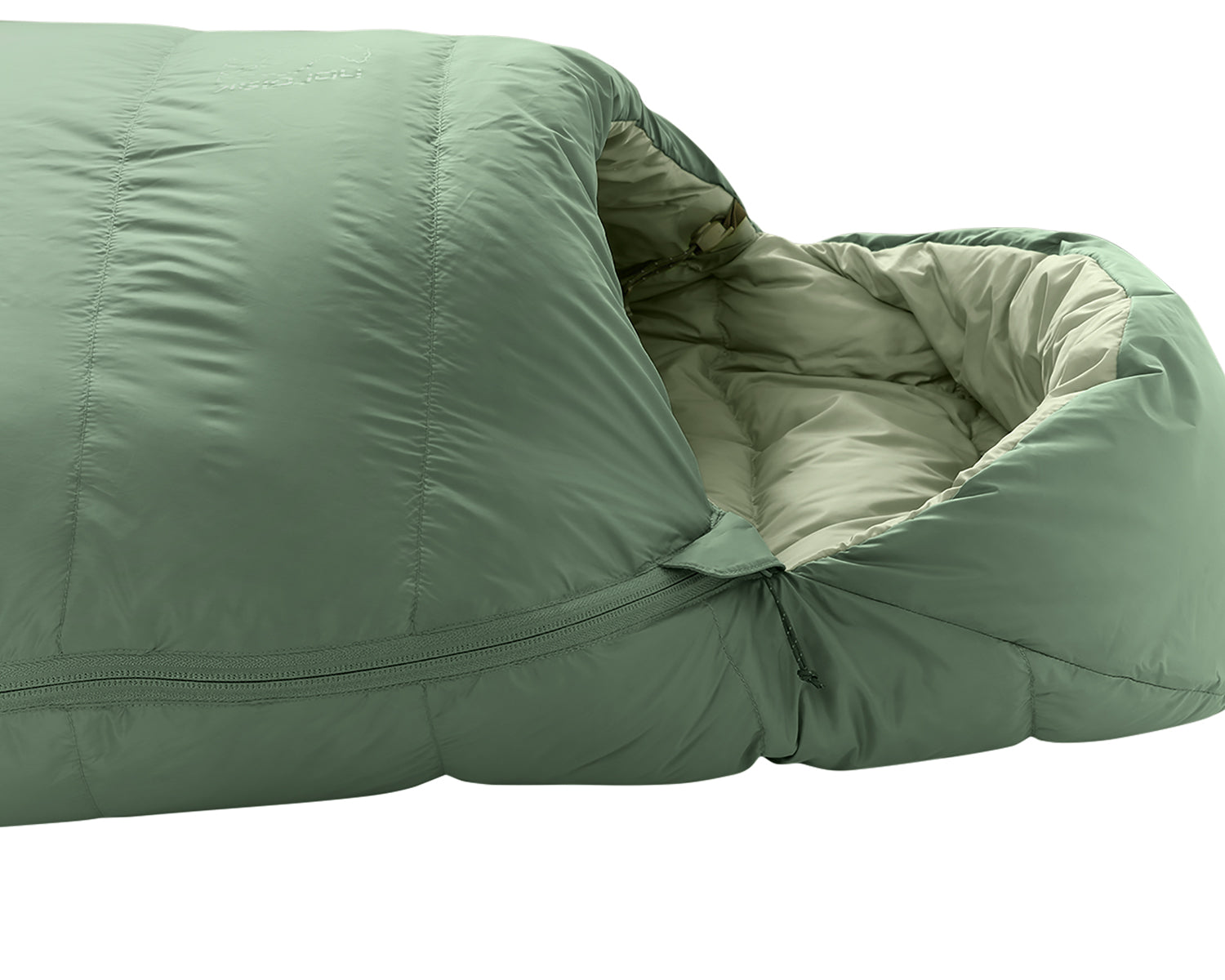 nordisk-ides-junior-mumien-schlafsack-hedge-green-2-in-1-mitwachsend-daunenf-llu image 5
