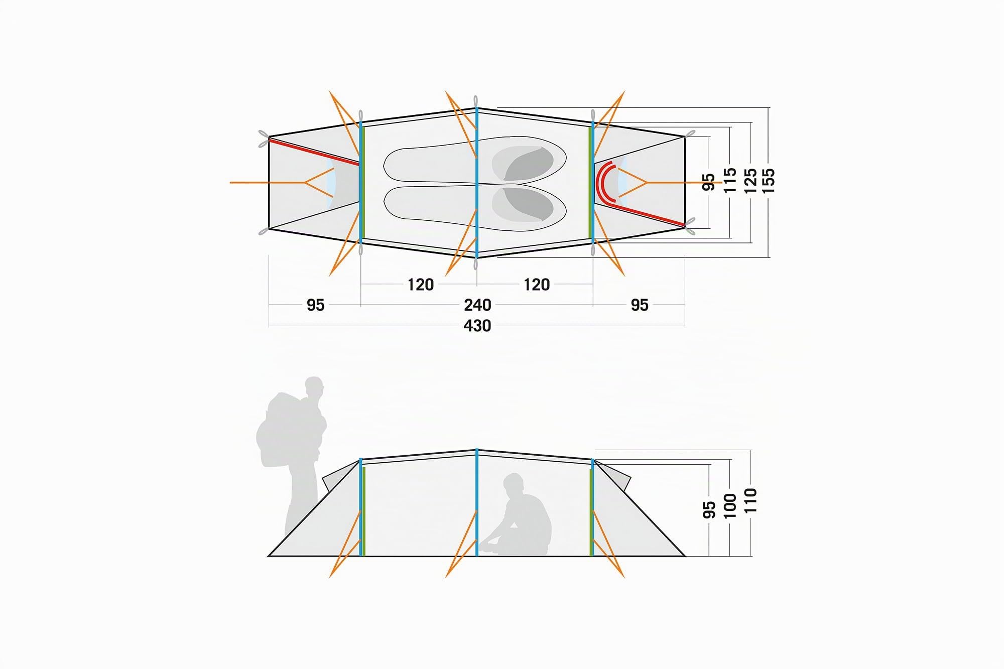tatonka-rokua-2-personen-tunnelzelt-430-x-155-x-110-cm image 5