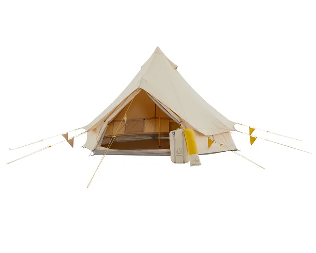 nordisk-asgard-tech-mini-2-personen-zelt-inkl-colour-pack-mustard-yellow image 1