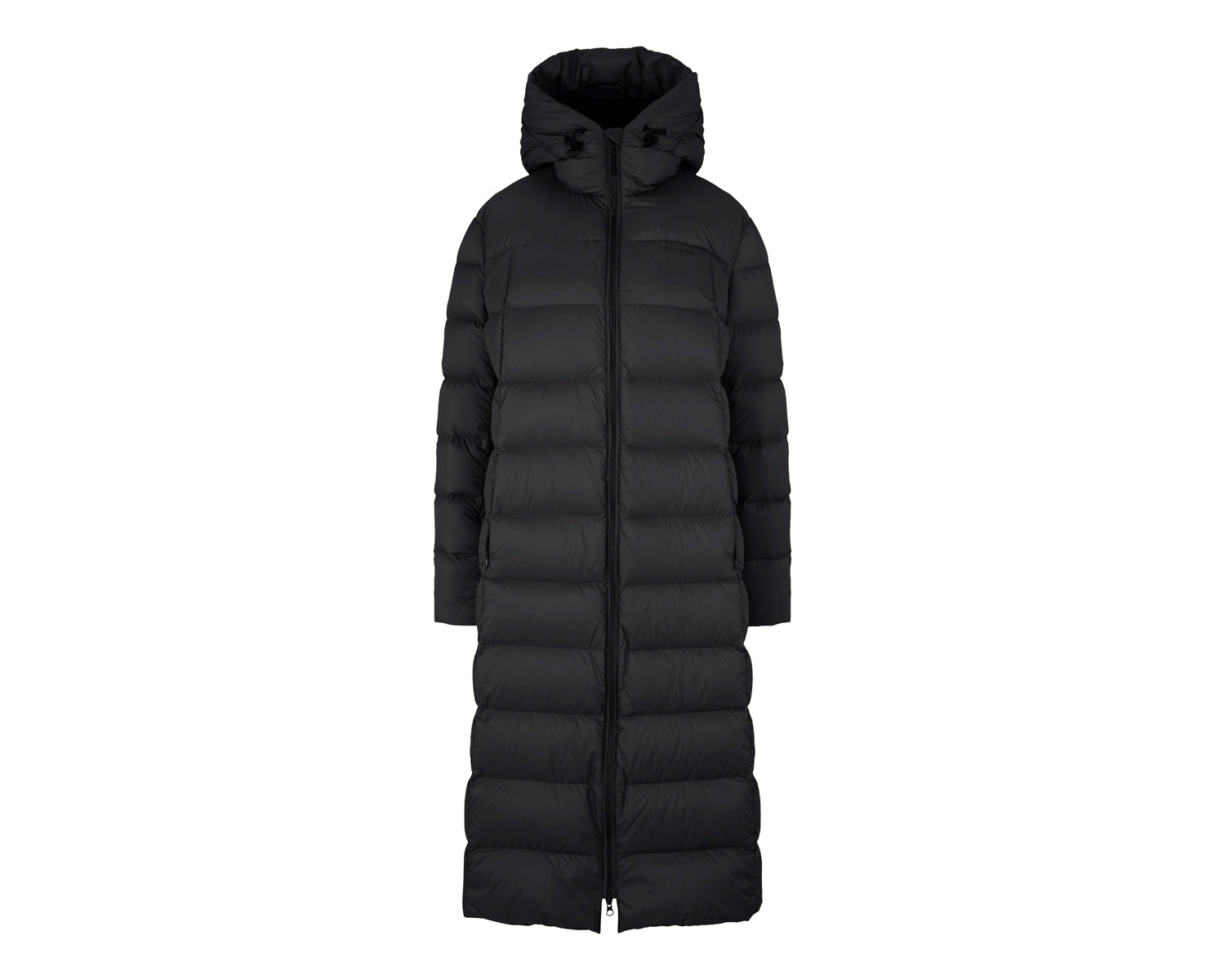 nordisk-nixie-damen-daunenmantel-schwarz-recyceltes-nylon-rds-crystal-down-dry image 1