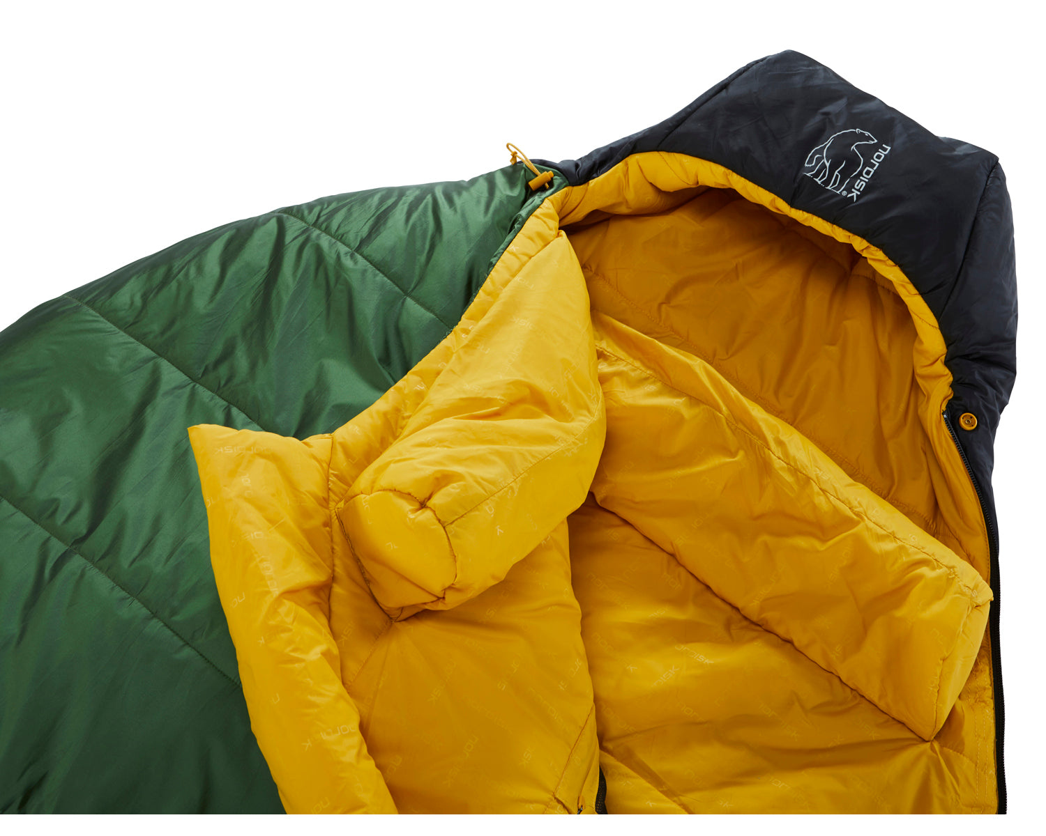 nordisk-gormsson-2-curve-kunstfaser-schlafsack-artichoke-green image 4