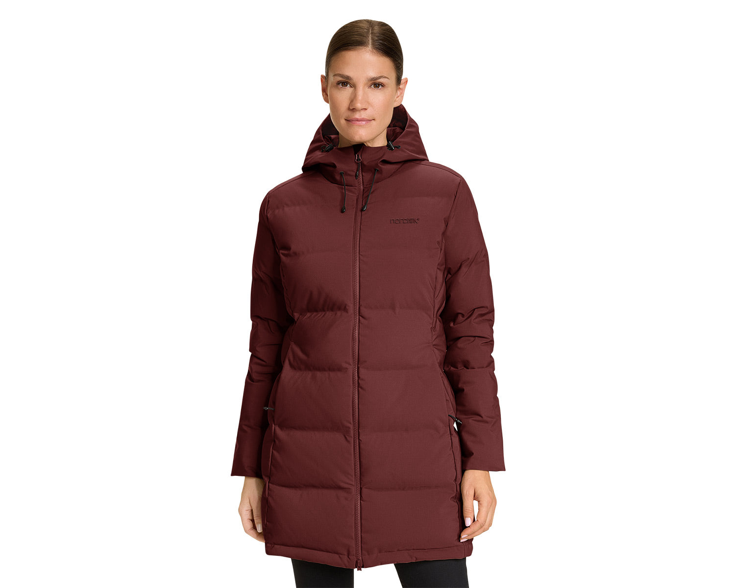 nordisk-aukea-daunenjacke-madder-brown image 2