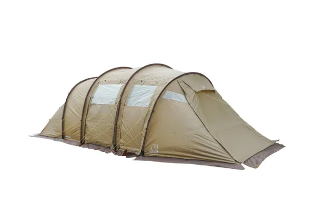 nordisk-reisa-6-pu-zelt-mit-skirt-6-personen-tunnelzelt-beige image 1
